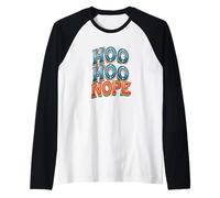 Funny Xmas Ho Ho Nope Speech Costume Raglan Baseball Tee