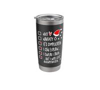 Funny Xmas Nice Naughty List I Can Explain - I Swear I Tried Stainless Steel Insulated Tumbler