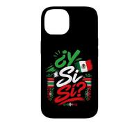 Funny Y Si Si Mexican Flag Pride Patriotic Mexico Saying Case for iPhone 14