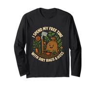 Funny Yard Plants Gardener Dad Humor Gardening Men Joke Tee Long Sleeve T-Shirt