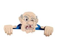Funny Yard Signs, Curious Old Men and Women, Fence Decoration, Binoculars Fence, Peeking Decoration, Ornament, Crafts, for Patio, Yard, Garden