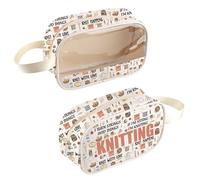 Funny Yarn Gift Knitting Tote Bag Knitting Lover Gift Yarn Storage Bag Knitter Gift Crochet Gift (Knitting Bag)