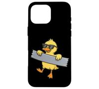 Funny Yellow Duck Duct Tape Animal Lover Boys Girl Kids Case for iPhone 16 Pro Max