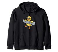 Funny Yellow Duck Duct Tape Animal Lover Boys Girl Kids Zip Hoodie