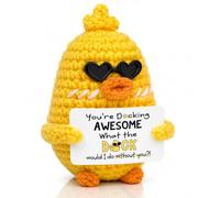 Funny Yellow Duck Plush Christmas Thank You Gift You’re Ducking Awesome | A cheerful Christmas gift for friends, coworkers, teachers, family members, and anyone who deserves a little encouragement