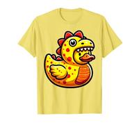 Funny Yellow Rubber Duck Dinosaur Dino Duck Halloween Boys T-Shirt