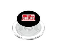 Funny Yes I'm Chilling Vacation Mode Peaceful Relaxing PopSockets PopGrip for MagSafe