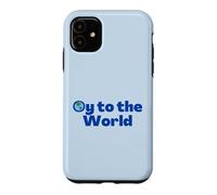 Funny Yiddish Oy to the World Case for iPhone 11