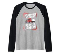 Funny Yo No Ronco Yo Sueno Que Soy Un Camion Saying Raglan Baseball Tee