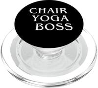 Funny Yoga Boss I Love Chair Yoga Lover Ashtanga Vinyasa Yin PopSockets PopGrip for MagSafe