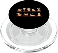 Funny Yoga Chihuahua Dog Meditating Exercise Poses PopSockets PopGrip for MagSafe