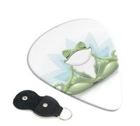 Funny Yoga Frog Guitar Pickfor Pickups For Acoustic Electric Guitar Bass Ukulele