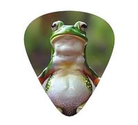 Funny Yoga Frog - Guitar Picks-12 Pack Includes Thin, Medium & Heavy Gauges, Best Gift for Guitar Lovers