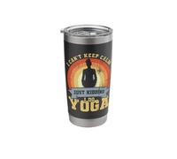 Funny Yoga Joke Yoga Classes Stainless Steel Insulated Tumbler