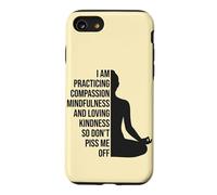 Funny Yoga Mindfulness Meditation Design Case for iPhone SE (2020) / 7/8