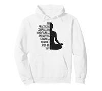 Funny Yoga Mindfulness Meditation Design Pullover Hoodie