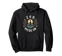 Funny Yoga Quote Gift Zen Mode On Pullover Hoodie