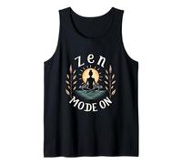 Funny Yoga Quote Gift Zen Mode On Tank Top