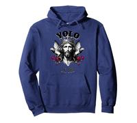 Funny YOLO Jesus Christ Easter Christian Resurrection JK BRB Pullover Hoodie