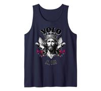 Funny YOLO Jesus Christ Easter Christian Resurrection JK BRB Tank Top