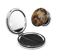 Funny Yorkie Fashion And Exquisite Pocket Mirror, Compact And Practical
