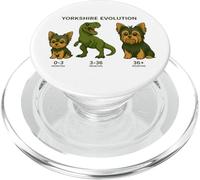 Funny Yorkshire Evolution Dinosaur Mom Dad Kids PopSockets PopGrip for MagSafe