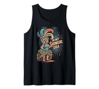 Funny Yorkshire Terrier Showgirl Era Outfit Dog Women Girl Tank Top