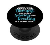 Funny You Know You're A Massage Therapist Masseuse Therapy PopSockets Adhesive PopGrip