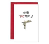 Funny You're Spectacular Card, Cute Thank You Card for OB GYN Midwife, Lovely Medical Themed Greeting Card