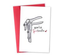 Funny You're Spectacular Card, Lovely Thank You Card for OB GYN Family Doctor Midwife, Unique Thank You Gifts for Doctor Nurse, Cute Medical Card
