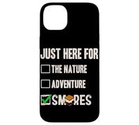 Funny Youth Scout camping smores Camp counselor Case for iPhone 14 Plus
