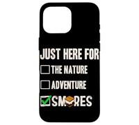 Funny Youth Scout camping smores Camp counselor Case for iPhone 16 Pro Max