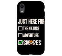 Funny Youth Scout camping smores Camp counselor Case for iPhone XR