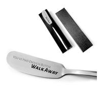 Funny You've Had Enough Butter Walk Away Stainless Steel Engraved Butter Cheese Knives, Peanut Butter Breakfast Spreader for Baker's Peanut Butter Lovers Sandwich Bread Toast Butter Lovers Gift