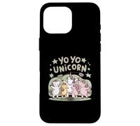 Funny YoYo Unicorn Show Case for iPhone 16 Pro Max
