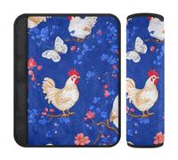 Funny Yuanbao Chicken Royal Blue 2 Pack car seat Protector Protects Your Neck and Shoulders for Truck funda para cinturón de carro