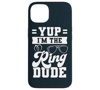 Funny Yup I'm The Ring Dude Wedding Party Wedding Ring Case for iPhone 13