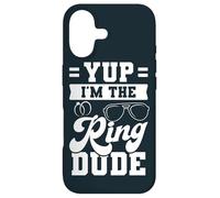 Funny Yup I'm The Ring Dude Wedding Party Wedding Ring Case for iPhone 17