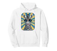 Funny Zebra Wearing Sunglasses Animal Jokes Pullover Hoodie
