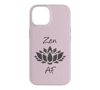 Funny Zen AF Meditation Flower Lotus Yoga Saying Spiritual Case for iPhone 14