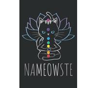 Funny Zen Kitty Yoga Cat Lover Nameowste Buddha Cat: Lined Journal & Diary for Writing & Notes for Girls and Women, Memo Diary Subject Notebooks Planner, 6"x9"