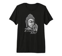Funny Zen Koan Joke Buddha Head Smoking Marijuana Weed Joint Premium T-Shirt