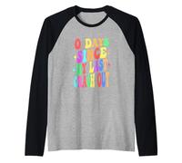 Funny Zero Days Since My Last Crash Out Humor Raglan Baseball Tee