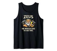 Funny Zeus Meme - Ancient Greek God - Mythology of Greece Tank Top