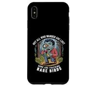 Funny Zombie Birdwatcher Not All Who Wander Are Lost Quote Case for iPhone XS Max