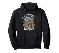 Funny Zombie Birdwatcher Not All Who Wander Are Lost Quote Pullover Hoodie