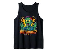 Funny Zombie Design with Saying Bist du OAG Comic Style Tank Top