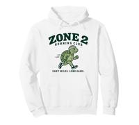 Funny Zone 2 Running Club Turtle Easy Miles Runner Gift Pullover Hoodie