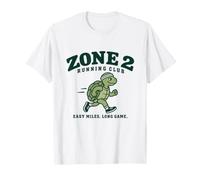 Funny Zone 2 Running Club Turtle Easy Miles Runner Gift T-Shirt