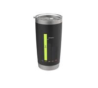 Funny Zone 2 Training Heart Rate Zone Chart Runners Cyclists Stainless Steel Insulated Tumbler